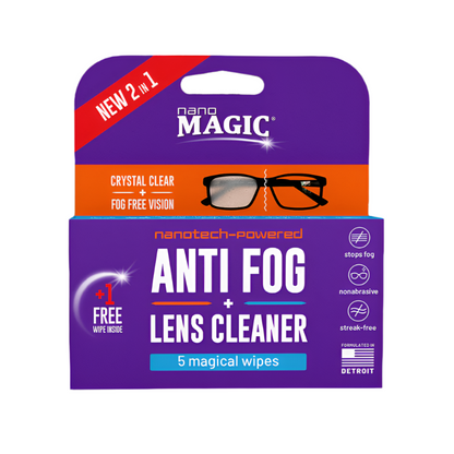 Anti Fog + Lens Cleaner wipe