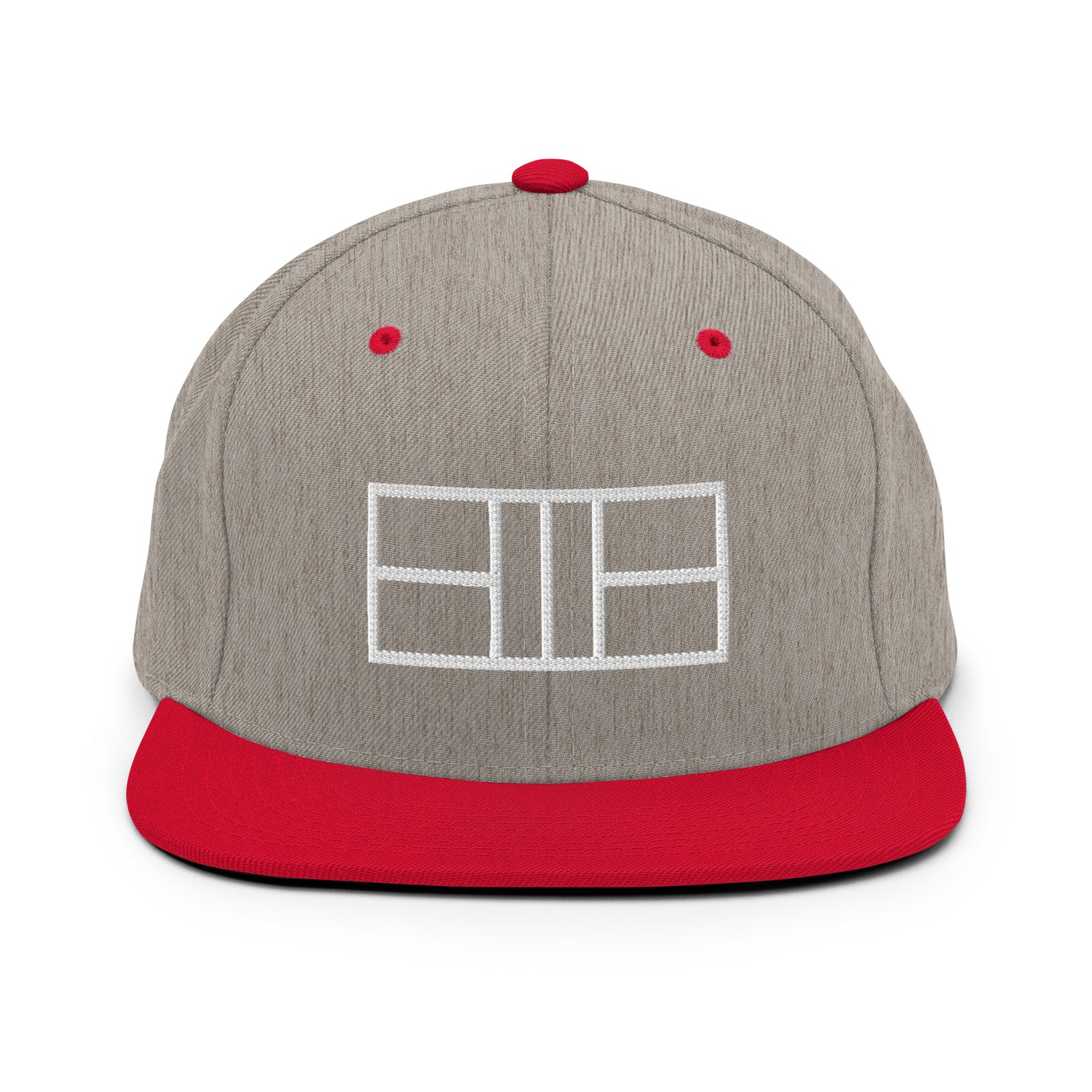 Heather Grey/Red