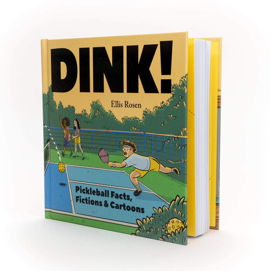 Front of Dink Pickleball cartoon gift book