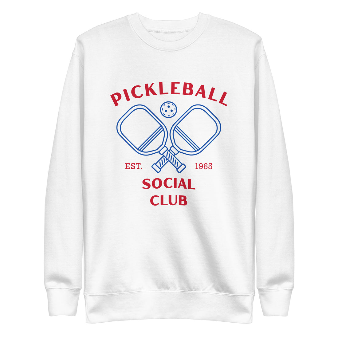 Comfy Pickleball Lifestyle Crew Neck Sweatshirt - Shop The Courts